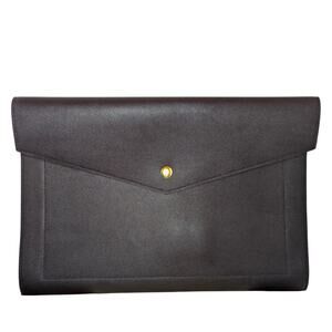 Glass Ladder CO Megan Portfolio Organizer Clutch Black Planner Cover 13.5"x9"